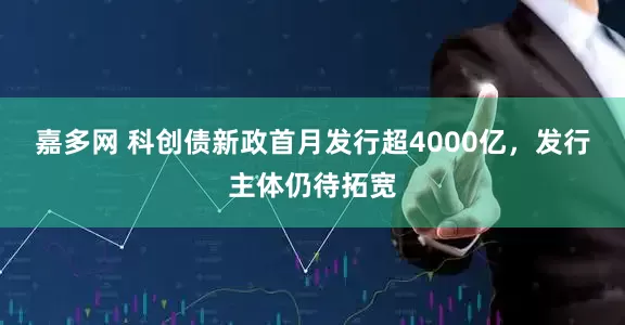 嘉多网 科创债新政首月发行超4000亿，发行主体仍待拓宽