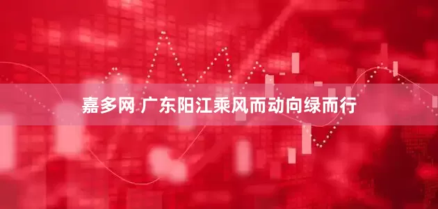 嘉多网 广东阳江乘风而动向绿而行